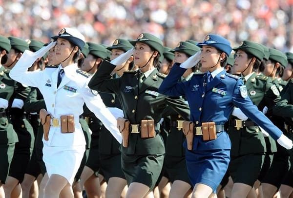 TOP-9 countries with the most beautiful women soldiers