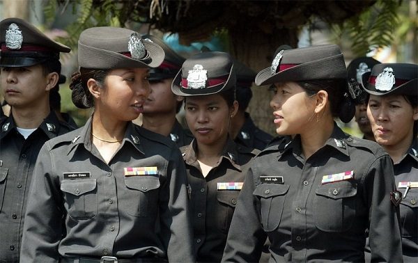 Thai police women