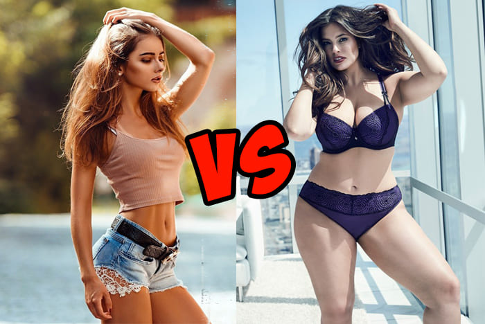 Slim models vs Plus-size models: which of them are more sexy?