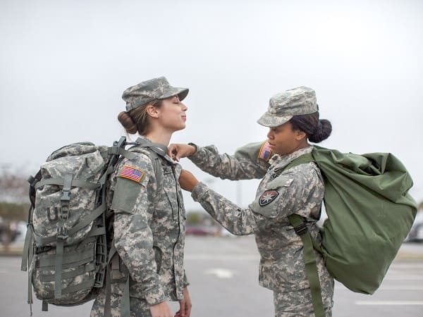 American military women